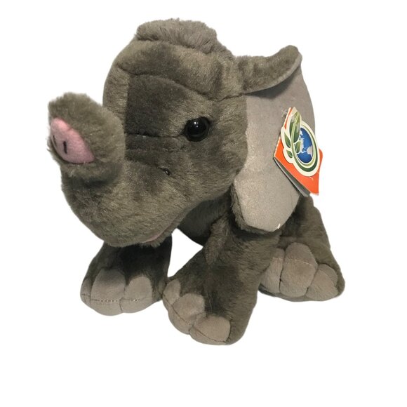 Wild Republic Eco-Friendly Elephant Plush Toy 9" Stuffed Animal - Soft & Cuddly - Picture 1 of 13